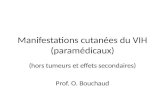 Manifestations cutanées du VIH (paramédicaux) (hors tumeurs et effets secondaires) Prof. O. Bouchaud.