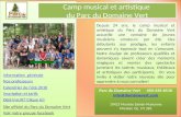 Camp musical et artistique du Parc du Domaine Vert Depuis 24 ans, le camp musical et artistique du Parc du Domaine Vert accueille une centaine de jeunes.