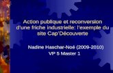 Action publique et reconversion dune friche industrielle: lexemple du site CapDécouverte Nadine Haschar-Noé (2009-2010) VP 5 Master 1.