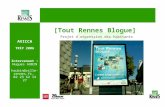 AVICCA TRIP 2006 Intervenant : Hugues AUBIN haubin@ville- rennes.fr, 02 23 62 14 27 [Tout Rennes Blogue] Projet dexpression des habitants.