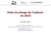 Prise en charge de lasthme en 2013 Camille Taillé Service de Pneumologie A, Centre de Compétence pour les Maladies Pulmonaires Rares, Hôpital Bichat, Paris.
