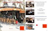 12 Le Carré 12, place St Augustin 75008 PARIS Tél: 01 44 69 00 22 Fax: 01 44 69 33 19 Email: contact@restaurantlecarre.comcontact@restaurantlecarre.com.