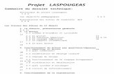 Projet LASPOUGEAS Sommaire du dossier technique: Historique du projet Laspougeas 1 à 2 Les objectifs pédagogiques 3 à 5 Présentation des élèves de terminale.