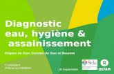 Diagnostic eau, hygiène & assainissement Région de Gao, Cercles de Gao et Bourem Consultant Ardiouma HEMMA 18 Septembre.