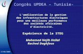 17/05/2009 1 Lamélioration de la gestion des infrastructures électriques pour une meilleure performance des sociétés africaines délectricité. Expérience.