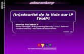 Nicolas FISCHBACH Senior Manager, IP Engineering/Security - COLT Telecom nico@securite.org -  version 1.0 (In)sécurité de.