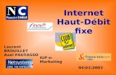 Internet Haut- Débit fixe Laurent BROUILLET Axel PAUTASSO IUP e-Marketing 04\01\2003.