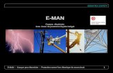1 GEMATEX SAFETY E-MAN - Casque pour électricien - Protection contre lArc électrique du court-circuit E-MAN Casque électricien Avec écran de protection.