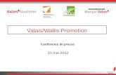Valais/Wallis Promotion Conférence de presse 10 mai 2012.