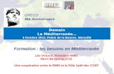 Formation : les besoins en Méditerranée Léo Vincent, Président RMEI Henri Bergasse, CCE Une coopération entre le RMEI et le Pôle UpM des CCEF Demain La.