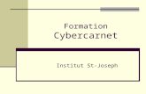 Formation Cybercarnet Institut St-Joseph. Entrer dans les cybercarnets des élèves et des enseignants 1.Pour débuter, vous devez aller sur la page principale.