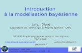 Julien Diard LPNC-CNRS Cours M2R Psychologie Cognitive UE18S3 2011 Introduction à la modélisation bayésienne Julien Diard Laboratoire de Psychologie et.
