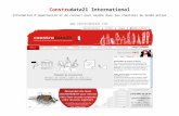Construdata21 International Information dopportunité et de contact pour vendre dans les chantiers du monde entier .