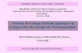 République Algérienne Démocratique et populaire Université des Sciences et de la Technologie DOran – Mohamed BOUDIAF - U.S.T.O. /M.B Schéma de Codage Hybride.