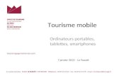 Tourisme mobile Ordinateurs portables, tablettes, smartphones 7 janvier 2013 – Le Faouët.