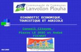 DIAGNOSTIC ECONOMIQUE, TOURISTIQUE ET AGRICOLE Conseil Citoyen : Pierre LE DREO et André FICHANT Mai 2005.