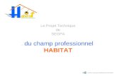 Le Projet Technique de SEGPA … du champ professionnel HABITAT Travaux du groupe académique de Bordeaux.