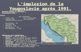 Limplosion de la Yougoslavie après 1991. Contexte humain et juridique : Recensement 1988 : religion 36% orthodoxes Serbes 36% 29 % catholiques Croates.