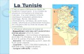 La Tunisie Cest un pays dAfrique du Nord, de tradition musulmane, à la croisée de plusieurs civilisations et diverses cultures. Il a une histoire riche.