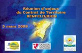 5 mars 2009 Réunion denjeux du Contrat de Territoire BENFELD/RHIN.