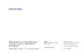 Optimisation de lattractivité de la France pour la production biologique Présentation finale – Document résumé Leem 88 Rue de la Faisanderie 75016 Paris.