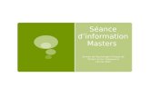 Séance dinformation Masters Service de Psychologie Clinique de lEnfant et de lAdolescent 18 mai 2012.