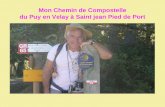 Mon Chemin de Compostelle du Puy en Velay à Saint jean Pied de Port.