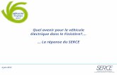 Quel avenir pour le véhicule électrique dans le Finistère?.... … La réponse du SERCE 4 juin 2013.