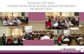 Concours VVF 2011 Compte rendu de la réunion à Dreuil-les-Amiens 26 janvier 2011.