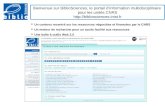 Bienvenue sur BiblioSciences, le portail dinformation multidisciplinaire pour les unités CNRS  Un contenu recentré sur les.
