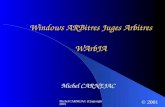Windows ARBitres Juges Arbitres WArbJA Michel CARNEJAC © 2001.