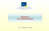 Cours : Michel GUILLARD Chapitre 1 Le consommateur IUP Ingénéiérie Economique et Statistique.