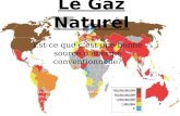 Le Gaz Naturel Est-ce que cest une bonne source d'énergie conventionnelle? La carte de la production de gaz naturel en mètres cubes par an de factbook.