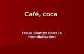 Café, coca Deux plantes dans la mondialisation. Vendeuse de feuilles de coca, marché de La Paz.