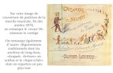 Sur cette image de couverture de partition de la marche musicale, fin des années 1870, on remarque le «trouvlê» emenant le cortège On remarque également.