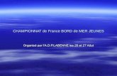 CHAMPIONNAT de France BORD de MER JEUNES Organisé par lA.D.P.LABENNE les 26 et 27 Aôut.