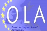 . Observatory on Local Autonomy. présentent le Réseau OLA Stéphane Guérard Président/president Michèle Breuillard Secrétaire générale/Convenor et and.