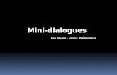 Mini-dialogues Bon Voyage – Leçons Préliminaires.