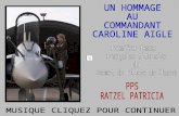 Caroline Aigle en tenue de pilote devant un avion de chasse. Diplômée de l'École polytechnique, elle intègre l'École de l'Air de Salon-de-Provence.