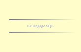 Le langage SQL. mis au point par Codd (SEQUEL SQL) historique : normalisation par lANSI en 1986 et par lISO en 1987 SQL2 en 1992, SQL3 en 1999 manipulation.