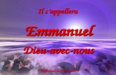 Il sappellera Dieu-avec-nous Emmanuel (Réflexions de C. Carretto)