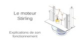 Le moteur Stirling Explications de son fonctionnement.