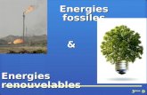 Energies fossiles Energies renouvelables & 3 ¨me D