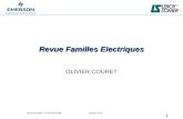 Revue de Gestion 27 Novembre 2006 05/05/2014 21:49 1 Revue Familles Electriques OLIVIER COURET.