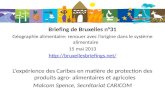 Briefing de Bruxelles n°31 Géographie alimentaire: renouer avec lorigine dans le système alimentaire 15 mai 2013  Lexpérience.