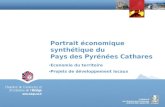 Portrait économique synthétique du Pays des Pyrénées Cathares Economie du territoire Projets de développement locaux.