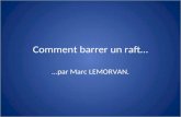 Comment barrer un raft… …par Marc LEMORVAN.. 1° Présenter son raft. … par la gauche?