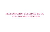 PRESENTATION GENERALE DE LA TECHNOLOGIE DEVINFO. Plan Définition de Devinfo Ce que Devinfo peut faire Modules de Devinfo.