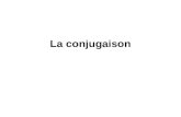 La conjugaison. Il y a trois groupes de verbes en français Le 1er groupe: racine-er –parl-er, achet-er Le 2e groupe: racine-ir –fin-irnous fin-issons.