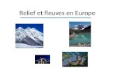 Relief et fleuves en Europe. Le relief en Europe.